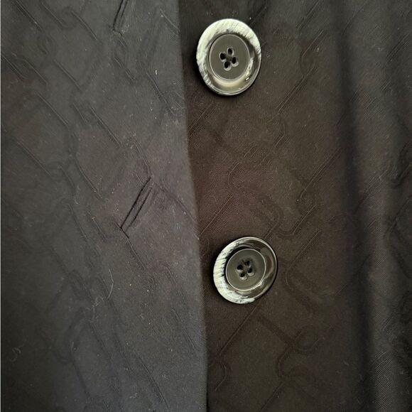 Atelier Black Two Piece Cropped Blazer and Sleeveless Dress with Pockets - Picture 9 of 13